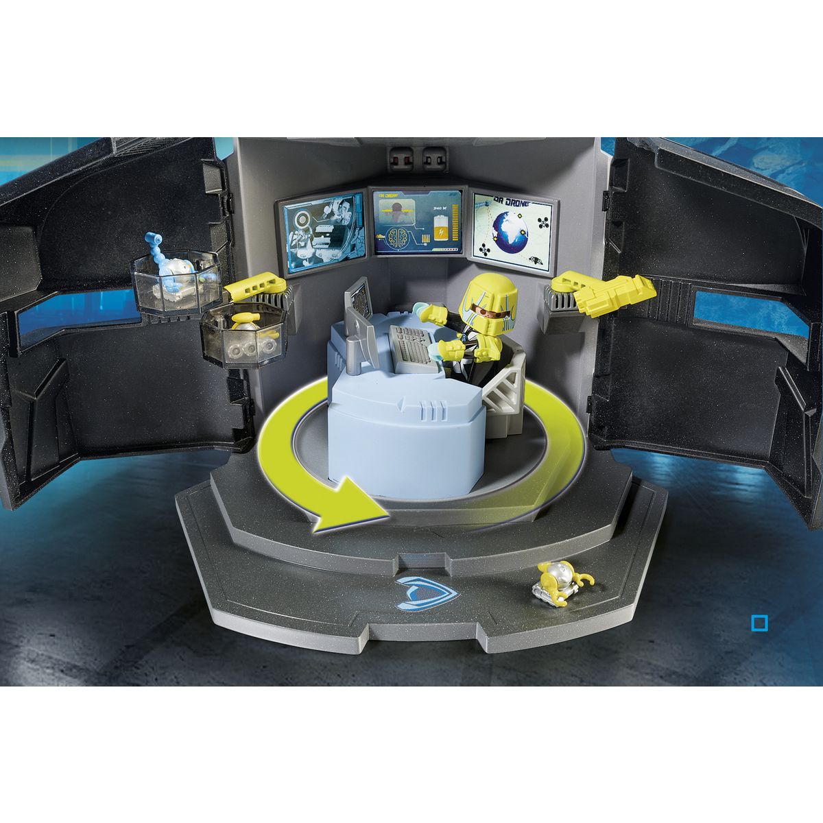 PLAYMOBIL 9250 - Top Agents - Centre de commandement du Dr Drone  