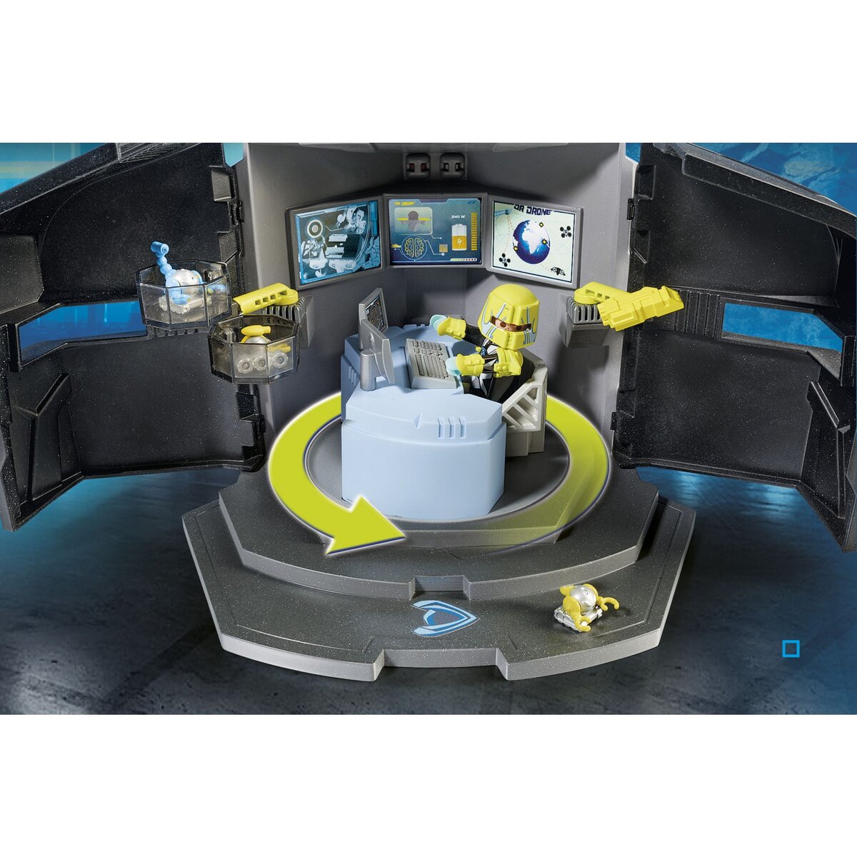 PLAYMOBIL 9250 - Top Agents - Centre de commandement du Dr Drone  