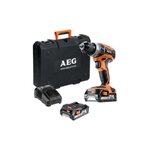 AEG Perceuse percussion AEG 18V Pro Lithium - 2 batteries 2.0Ah - 1 chargeur BSB18C2LI-202C