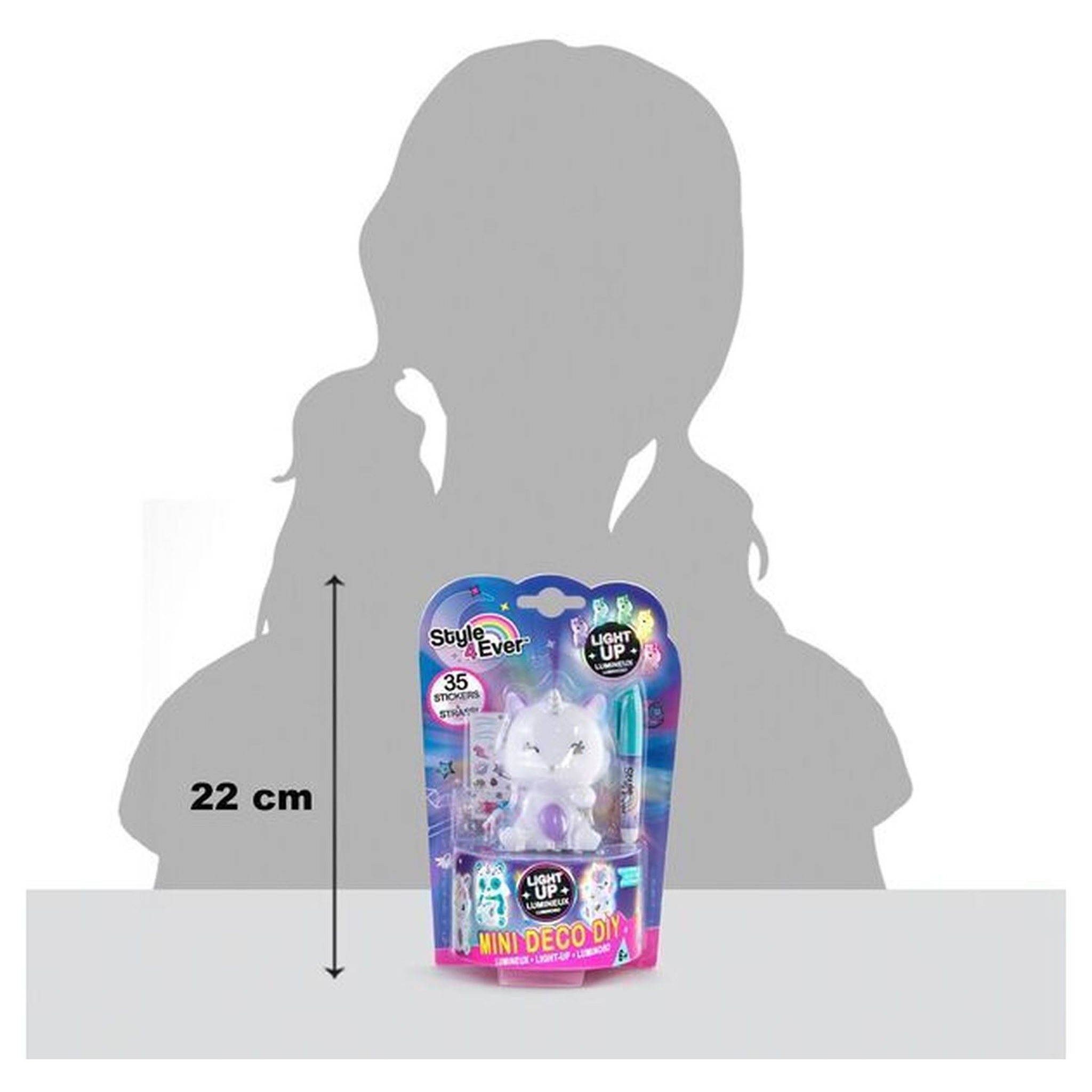 Voir la diapositive 3 : CANAL TOYS Mini déco Diy lumineuse Ass