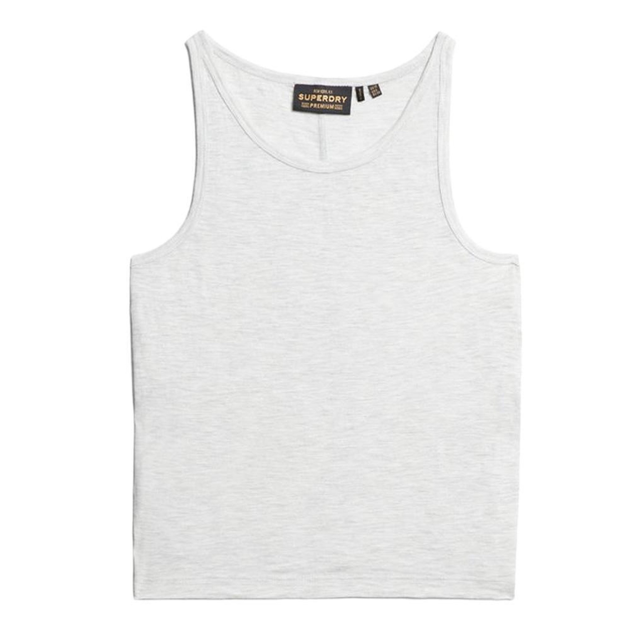 Voir la diapositive 3 : SUPERDRY Débardeur Blanc Chiné Femme Superdry Superdry Ruched
