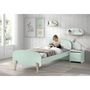 Voir la diapositive 4 : Paris Prix Pack - Lit Enfant & Chevet  Kiddy  90x200cm Vert Menthe