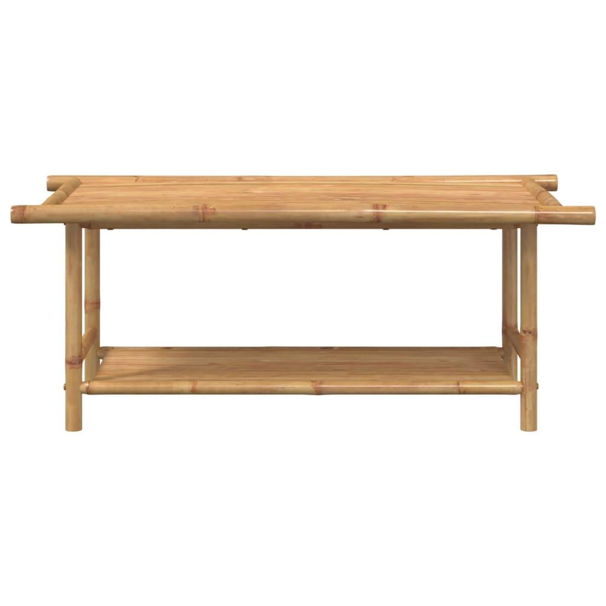 Voir la diapositive 3 : VIDAXL Table basse 110x55x45 cm bambou