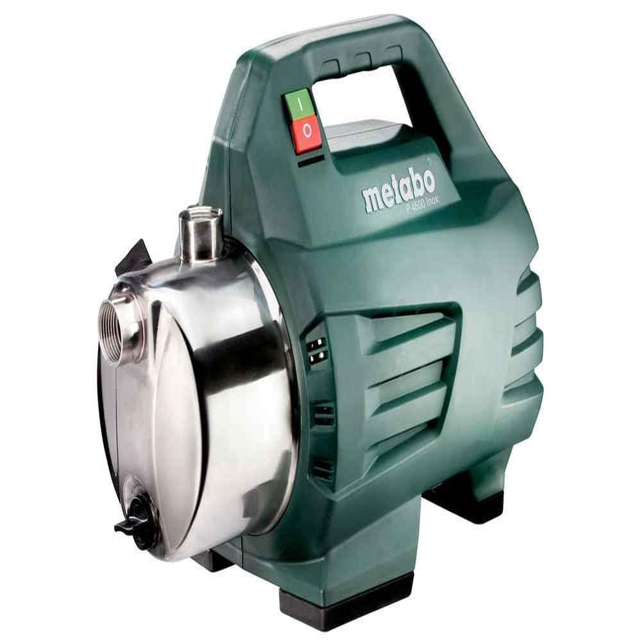 METABO SAS Pompe de jardin P 4500 Inox - 1300W - Débit max. 4500 L/h - hauteur d'aspiration max. 8 m