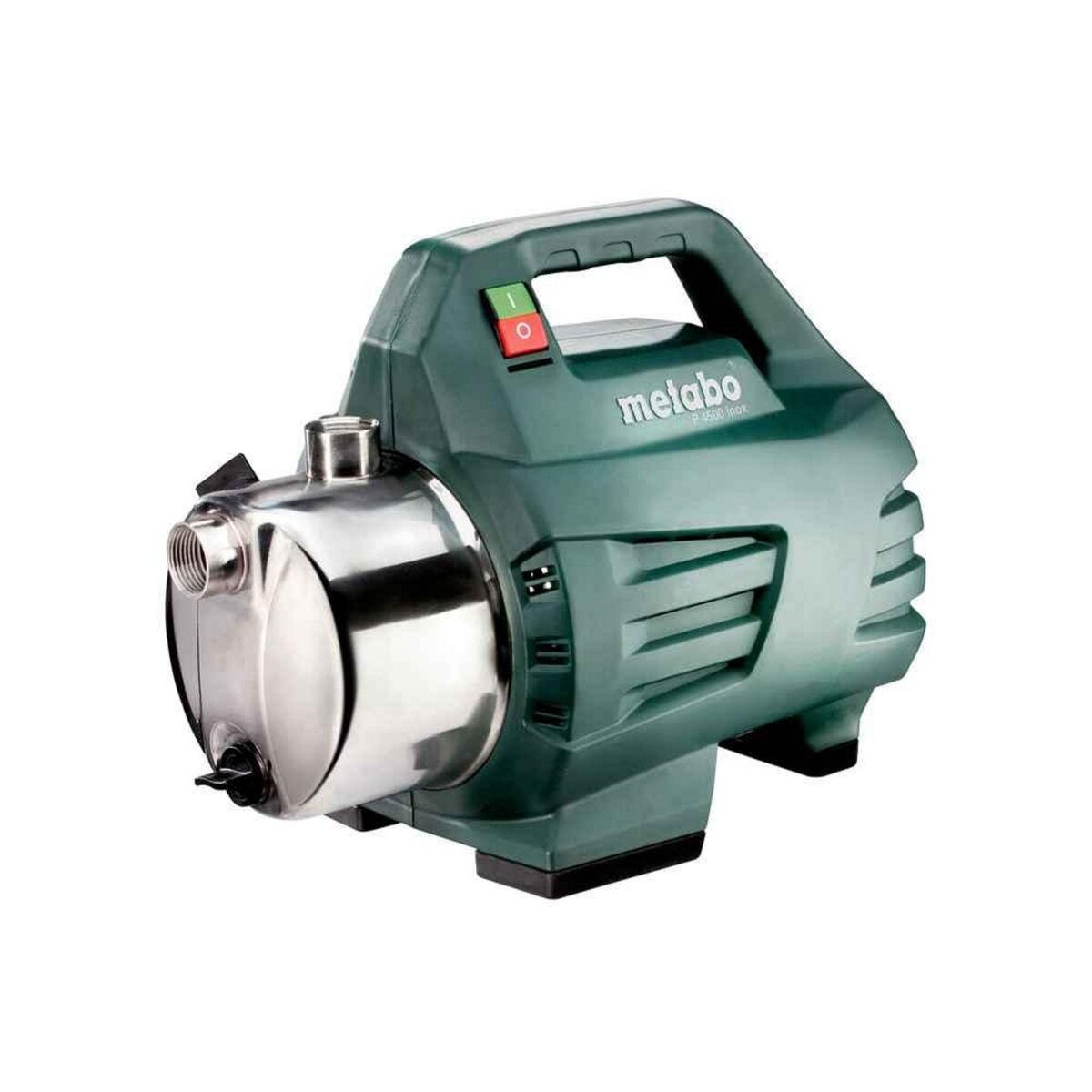 METABO SAS Pompe de jardin P 4500 Inox - 1300W - Débit max. 4500 L/h - hauteur d'aspiration max. 8 m