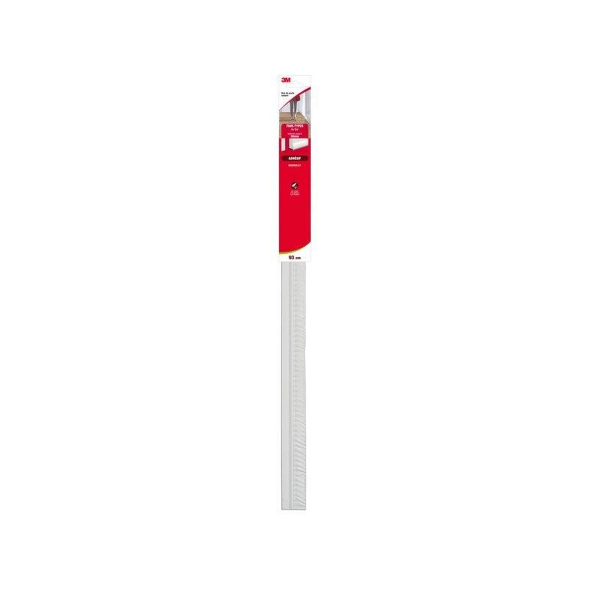 3M Bas De Porte Sol Très Irregulier Classique, L.93 Cm Blanc