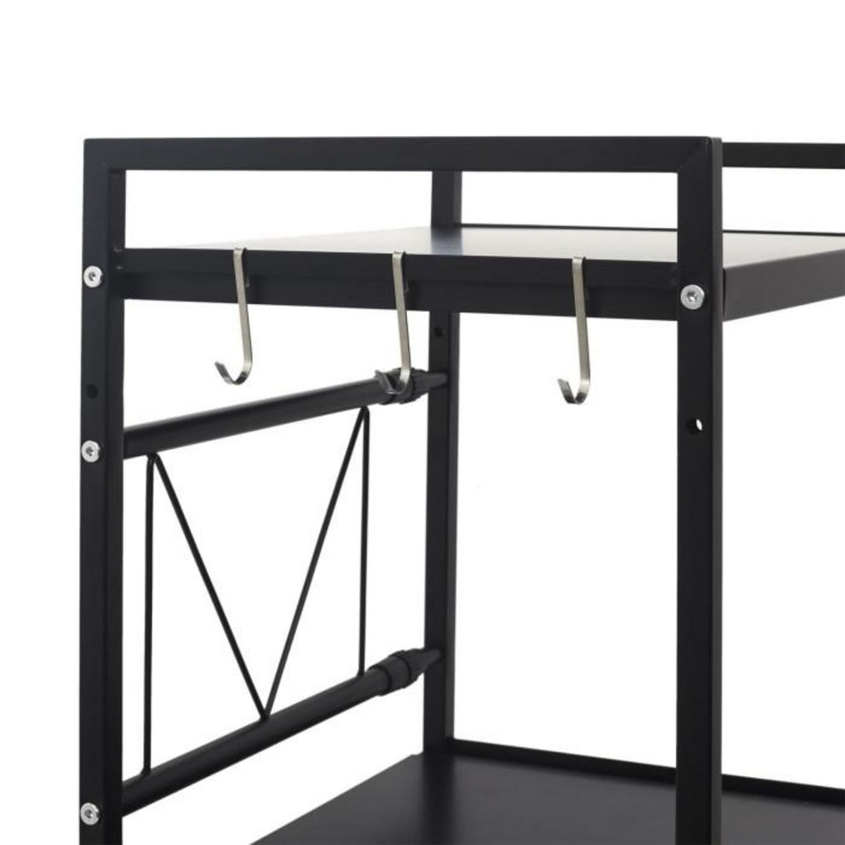 Paris Prix Organisateur Micro-Ondes  Modulable II  40-60cm Noir