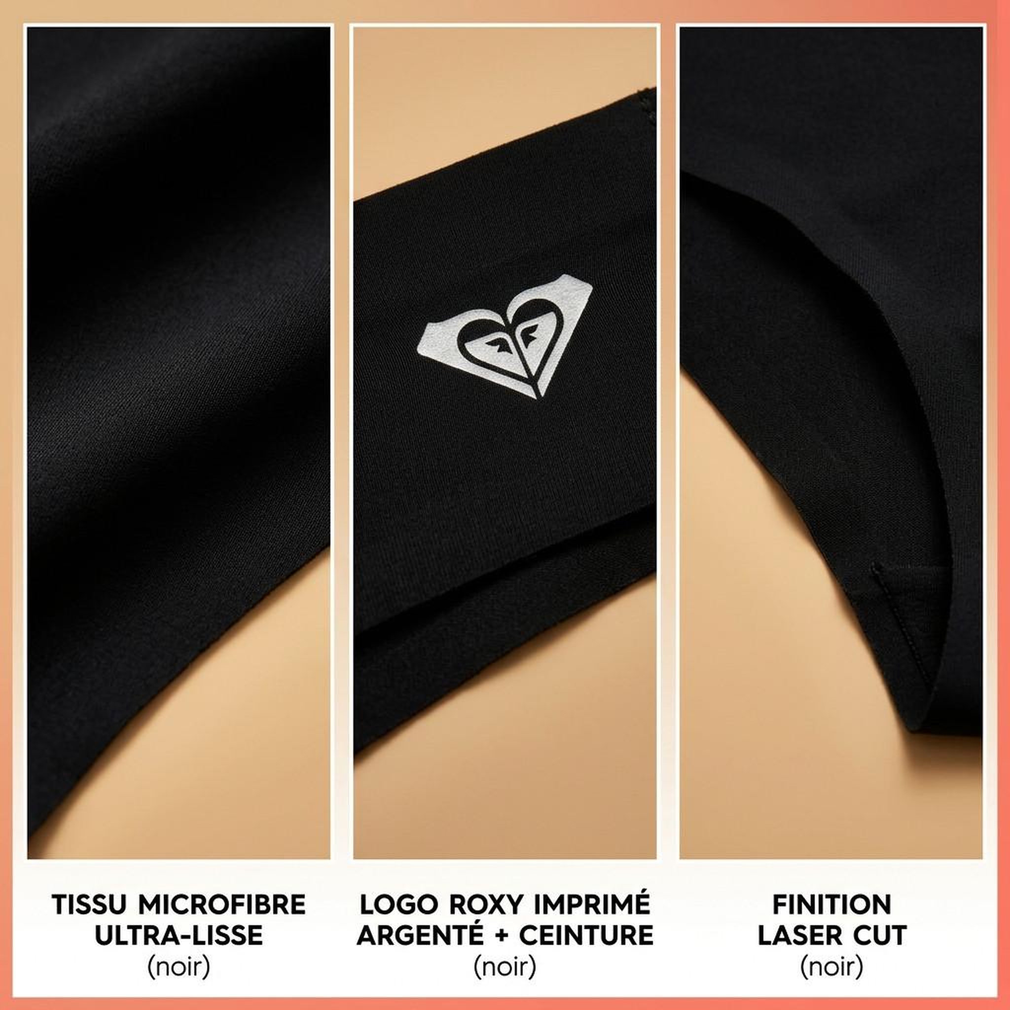 Voir la diapositive 3 : ROXY ROXY Culottes Microfibre Invisible Laser Cut x4