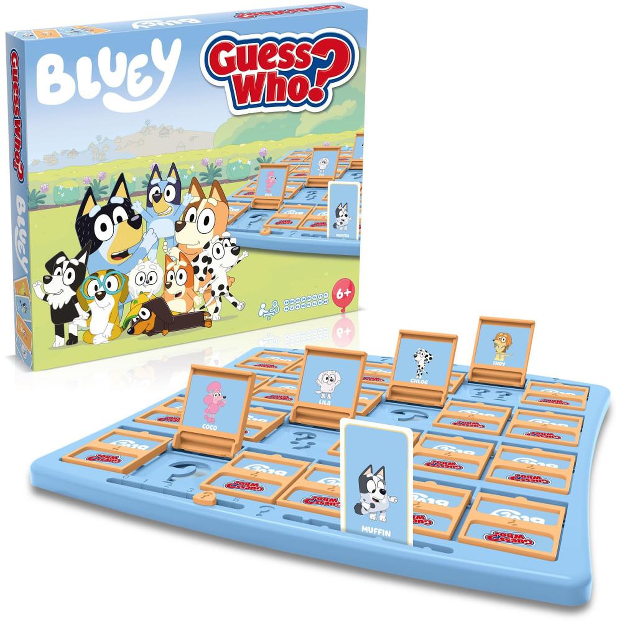 Winning Moves QUI EST-CE ? Bluey - Jeu de société - WINNING MOVES - Des 6 ans