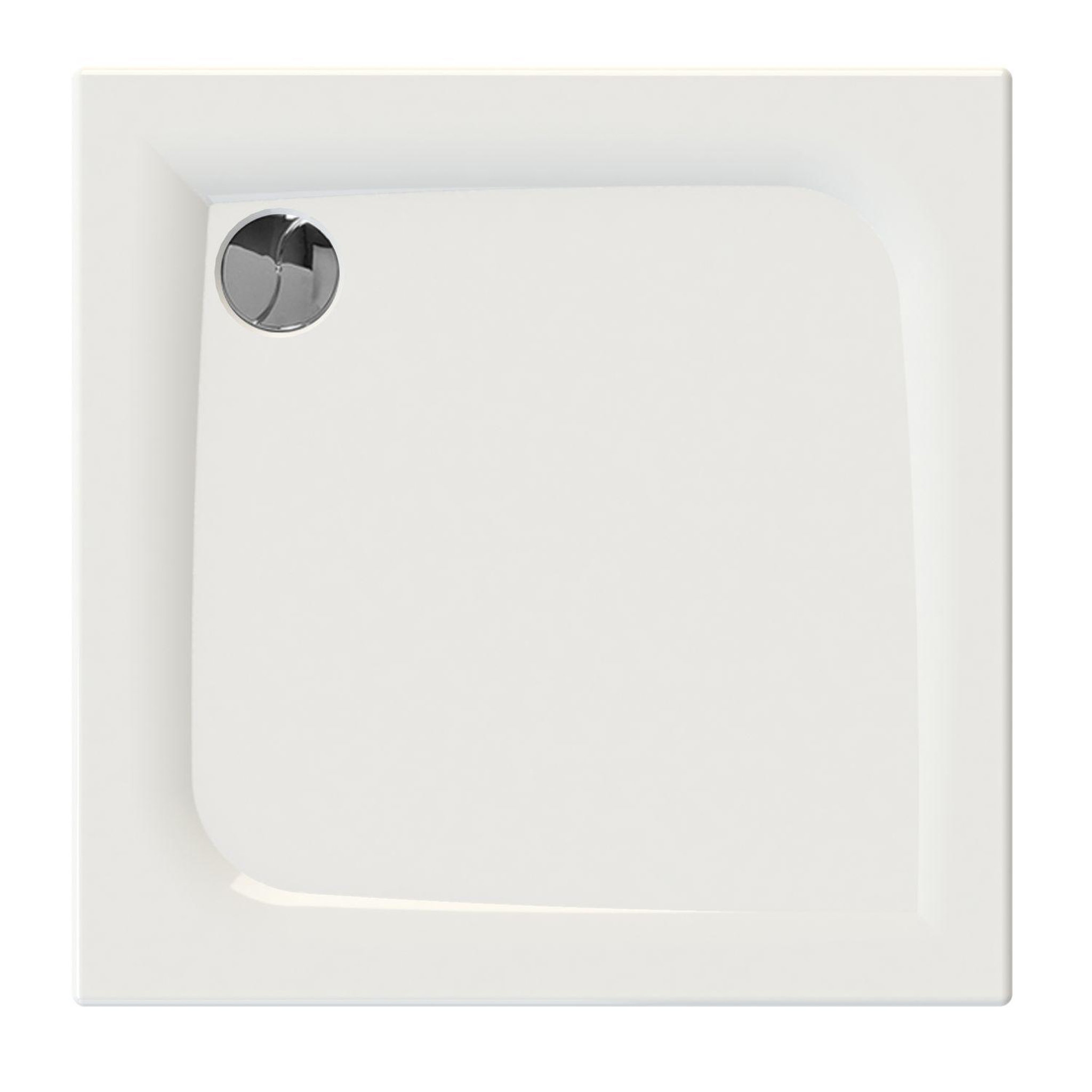 ALLIBERT Receveur de douche carré design JACANA - Blanc