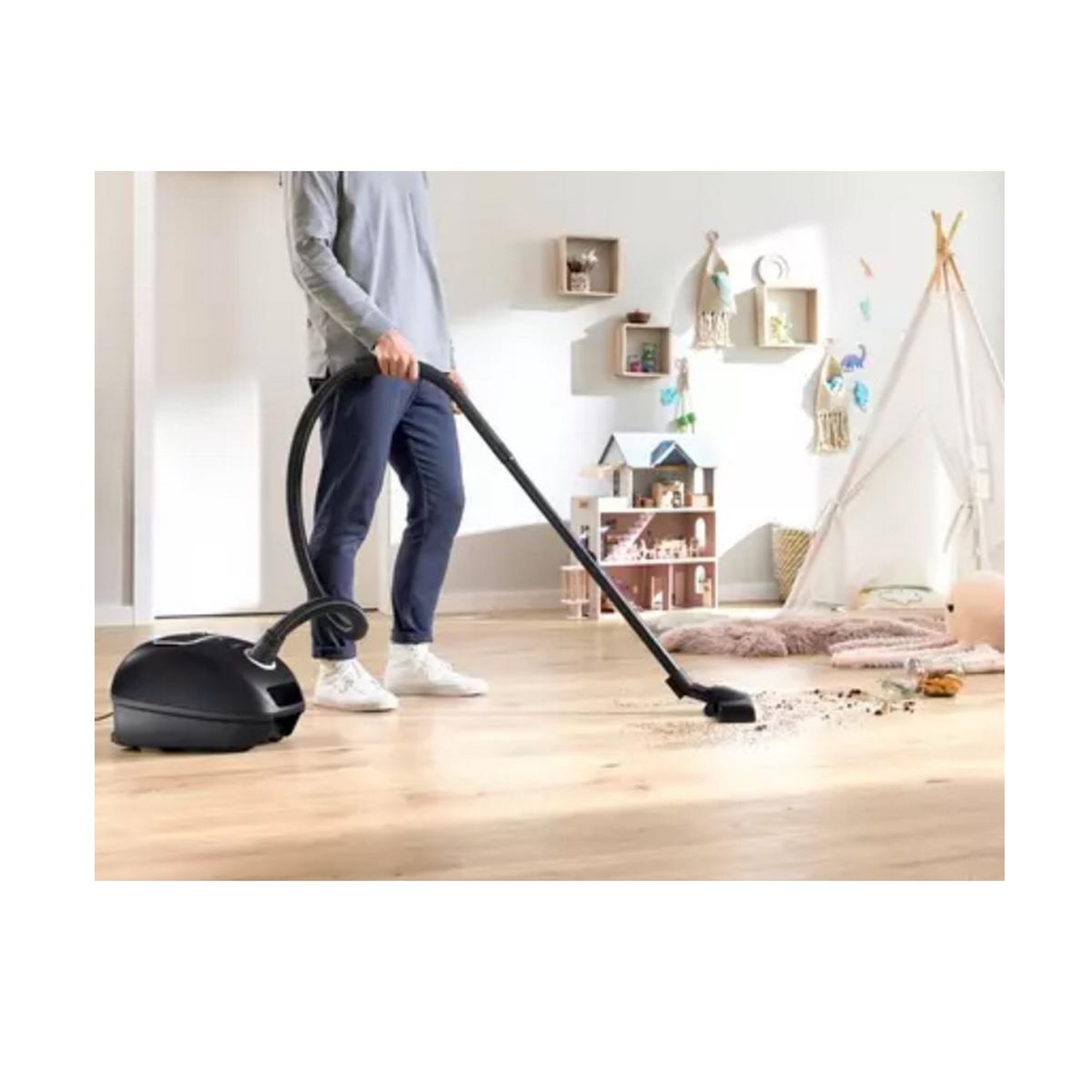 Voir la diapositive 6 : BOSCH Aspirateur traineau 600w 75db noir - bgb41ba1