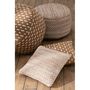 Voir la diapositive 4 : Paris Prix Coussin Déco  Jaisalmer  45x45cm Marron & Blanc