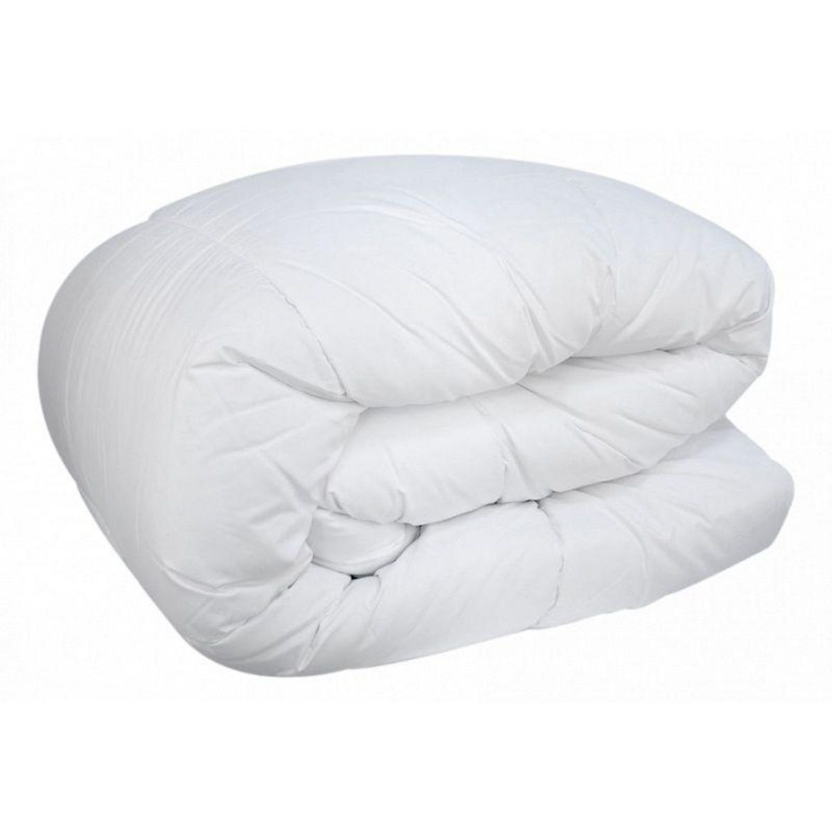 Bleu Calin Couette toutes saisons microfibre 200 x 200 cm pour lit 90 à 120 x 190 cm - Blanc - 200 x 200 cm pour lit en 120