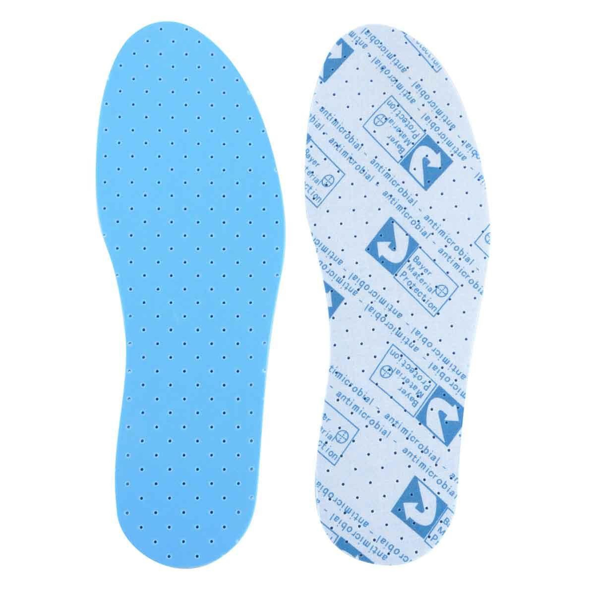 Voir la diapositive 1 : HOMEA Semelles chaussures  anti-bactéries  taille 40/41 bleu