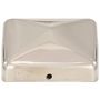 Voir la diapositive 4 : VIDAXL Bouchons de poteau de cloture pyramidaux 6 pcs Inox 71x71 mm