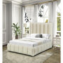 Voir la diapositive 2 : Habitat et Jardin Lit avec coffre  Annie  160 x 200 cm - Beige