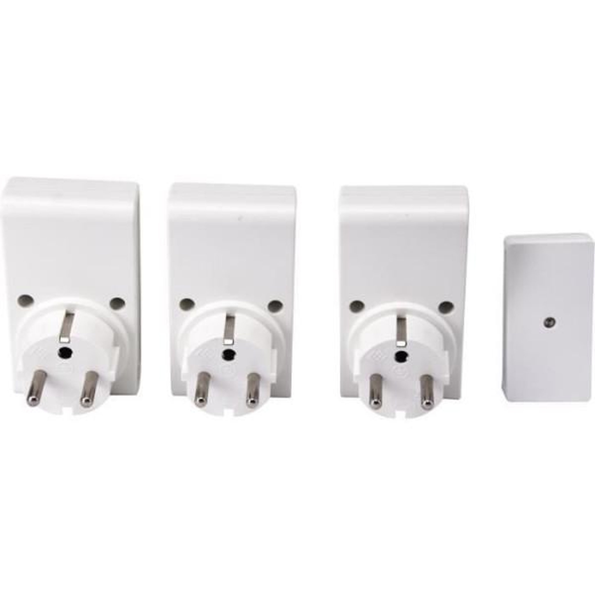 Voir la diapositive 4 : GAO Kit 3 prises télécommandées + télécommande - gao - 230 v - blanc