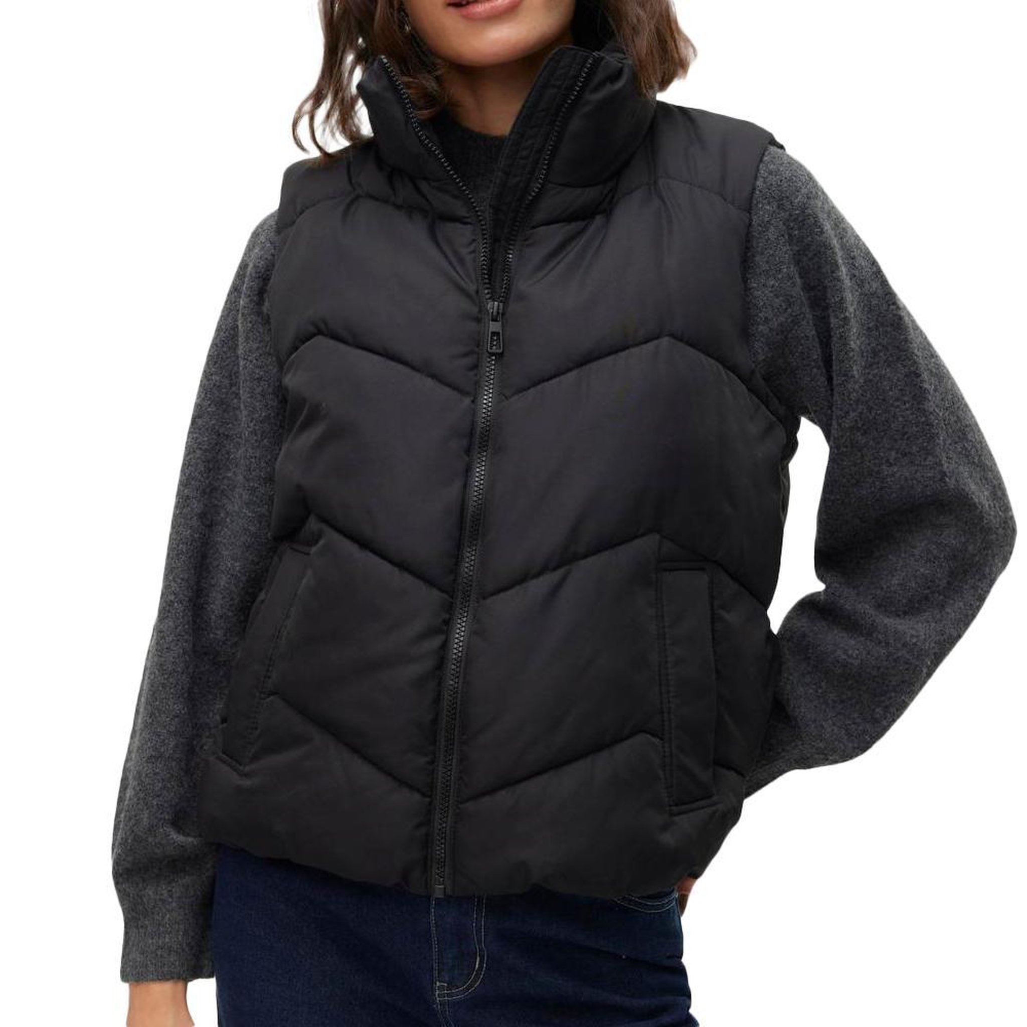 Voir la diapositive 1 : Vero Moda Doudoune sans manches Noir Femme Vero Moda Ligaeva