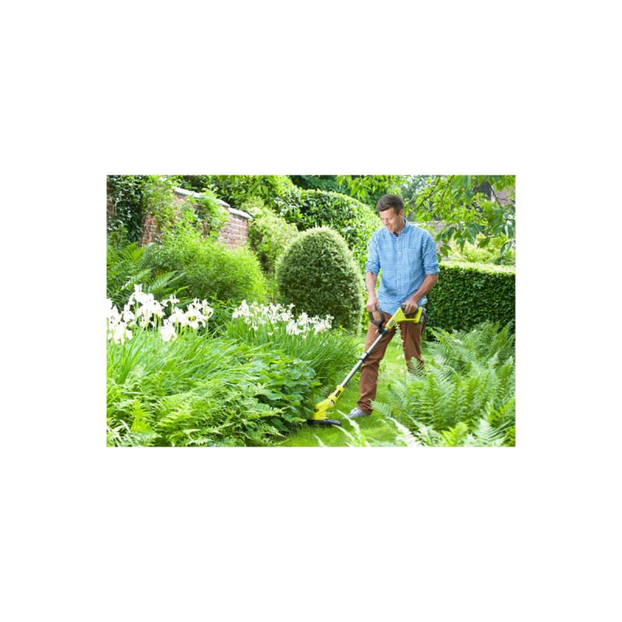 Voir la diapositive 2 : Ryobi Coupe bordures - dresse bordures ryobi 18v one+ - 1 batterie lithiumplus 2.5ah - 1 chargeur rapide