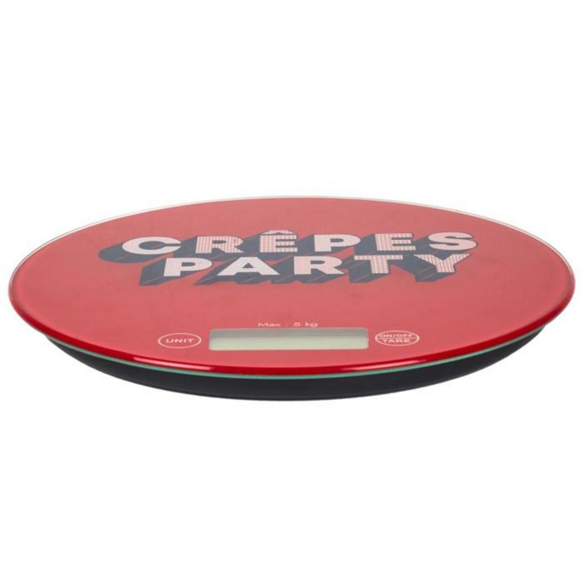 Paris Prix Balance de Cuisine Électronique  Chandeleur  19cm Rouge