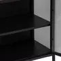  Buffet 2 Portes Design  Aldir  100cm Noir