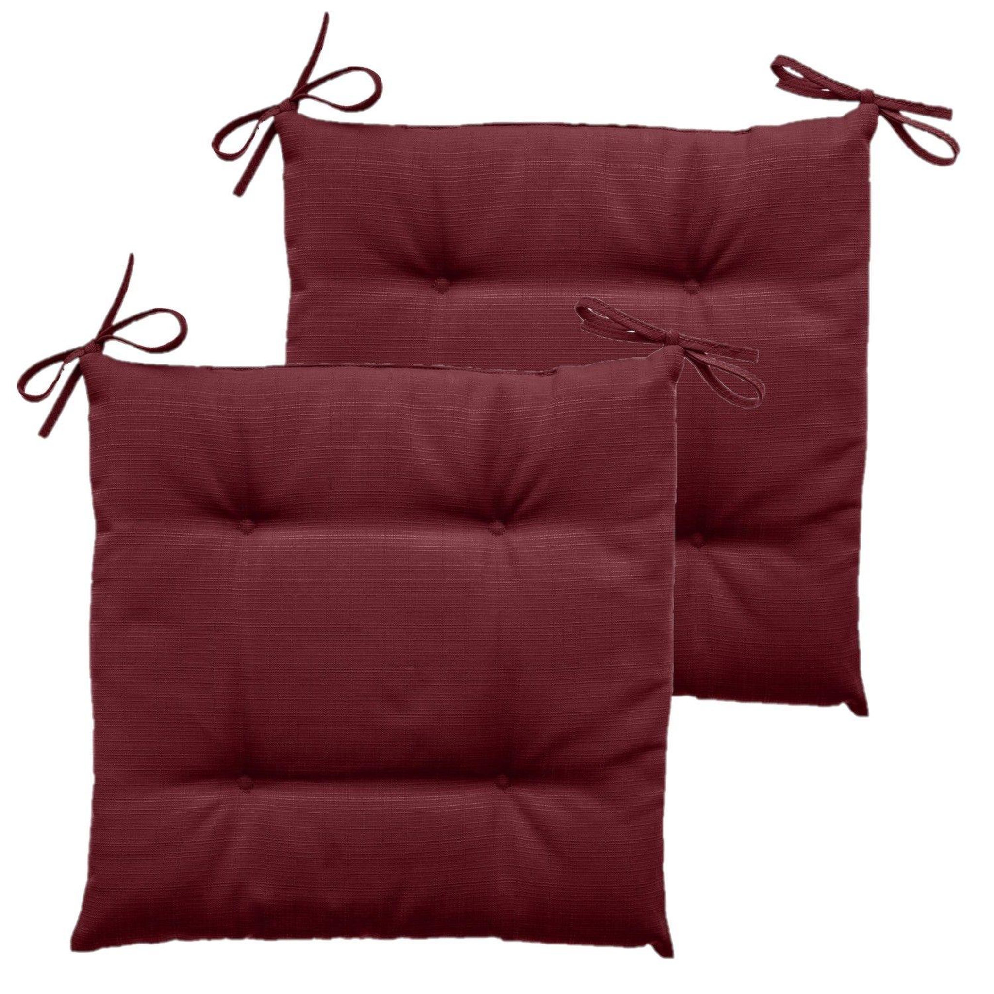 Voir la diapositive 1 : TOILINUX Lot de 2 galettes de chaise d'extérieur KORAI