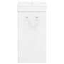 Voir la diapositive 5 : VIDAXL Panier a linge avec 2 sections bambou blanc 72 L