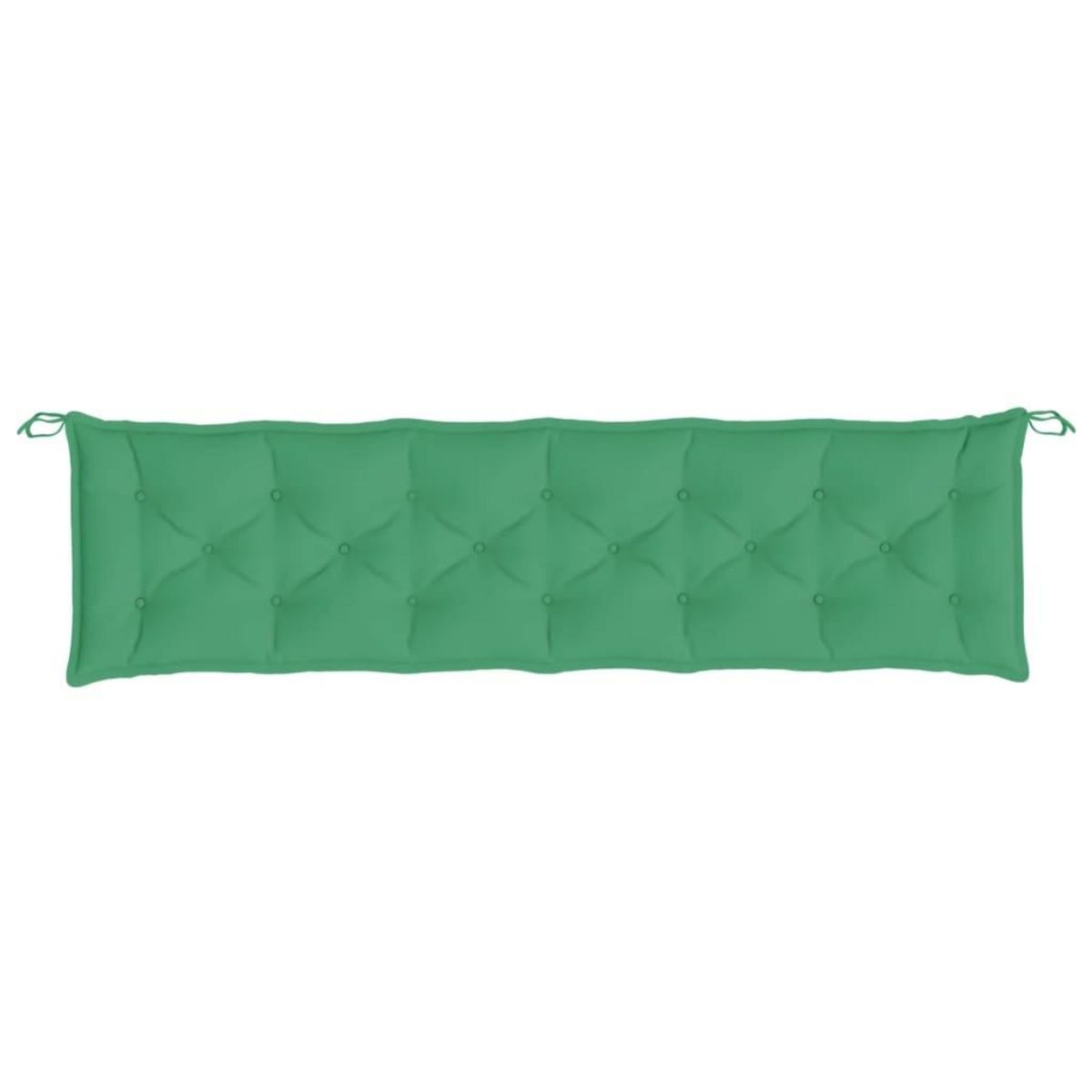 VIDAXL Coussin de banc de jardin vert 200x50x7 cm tissu oxford