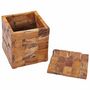 Voir la diapositive 3 : VIDAXL Tabouret de rangement Bois de teck massif