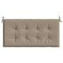 Voir la diapositive 4 : VIDAXL Coussin de banc de jardin taupe 120x50x3 cm tissu oxford