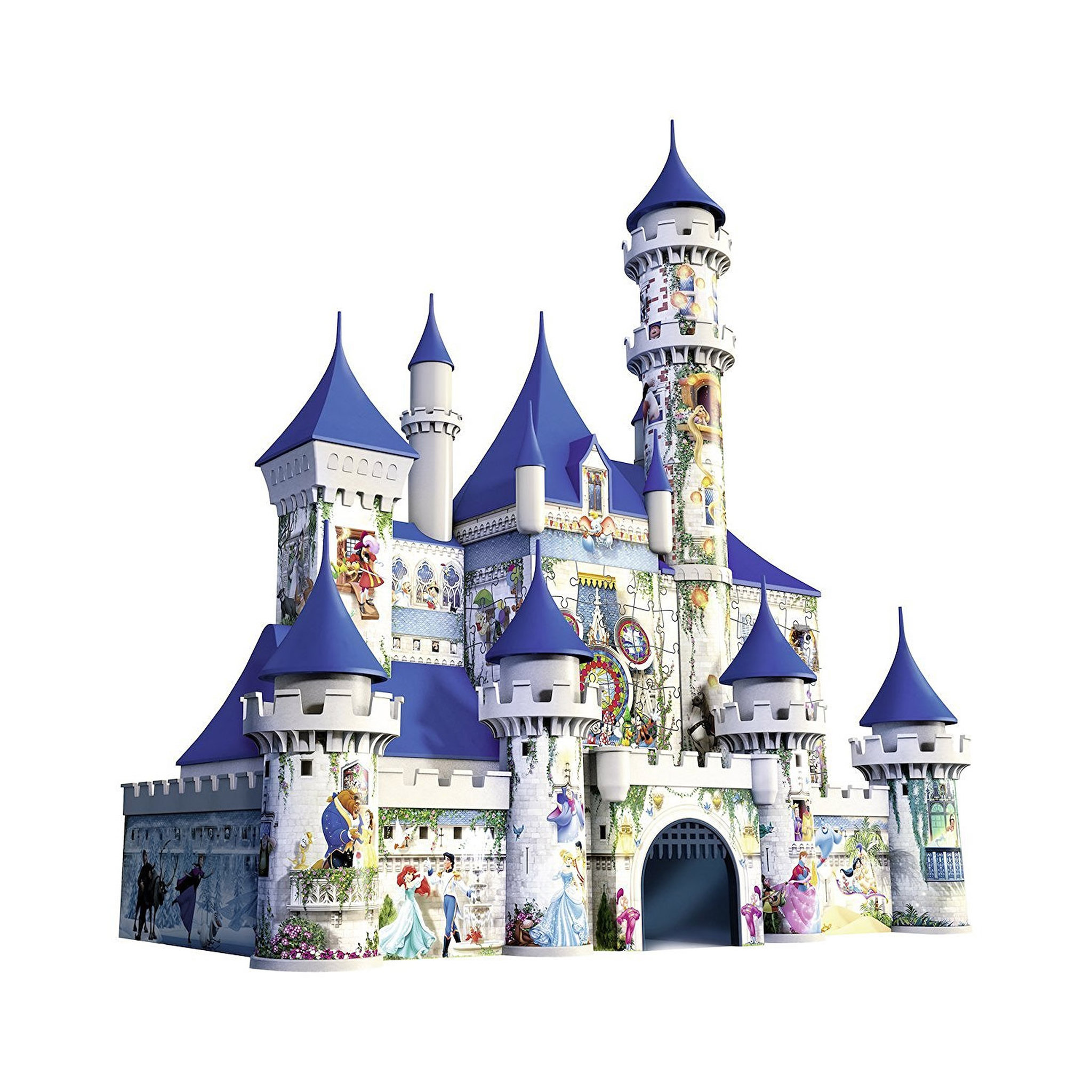 Voir la diapositive 1 : RAVENSBURGER Puzzle 3D 216 pièces : Château de Disney