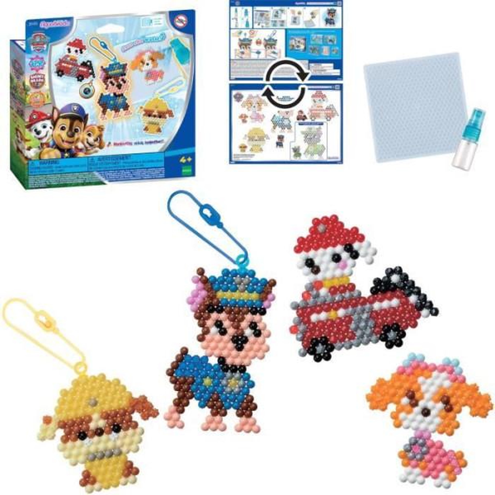Voir la diapositive 3 : Aquabeads Le kit Pat'Patrouille - AQUABEADS - 600 perles - Des 4 ans