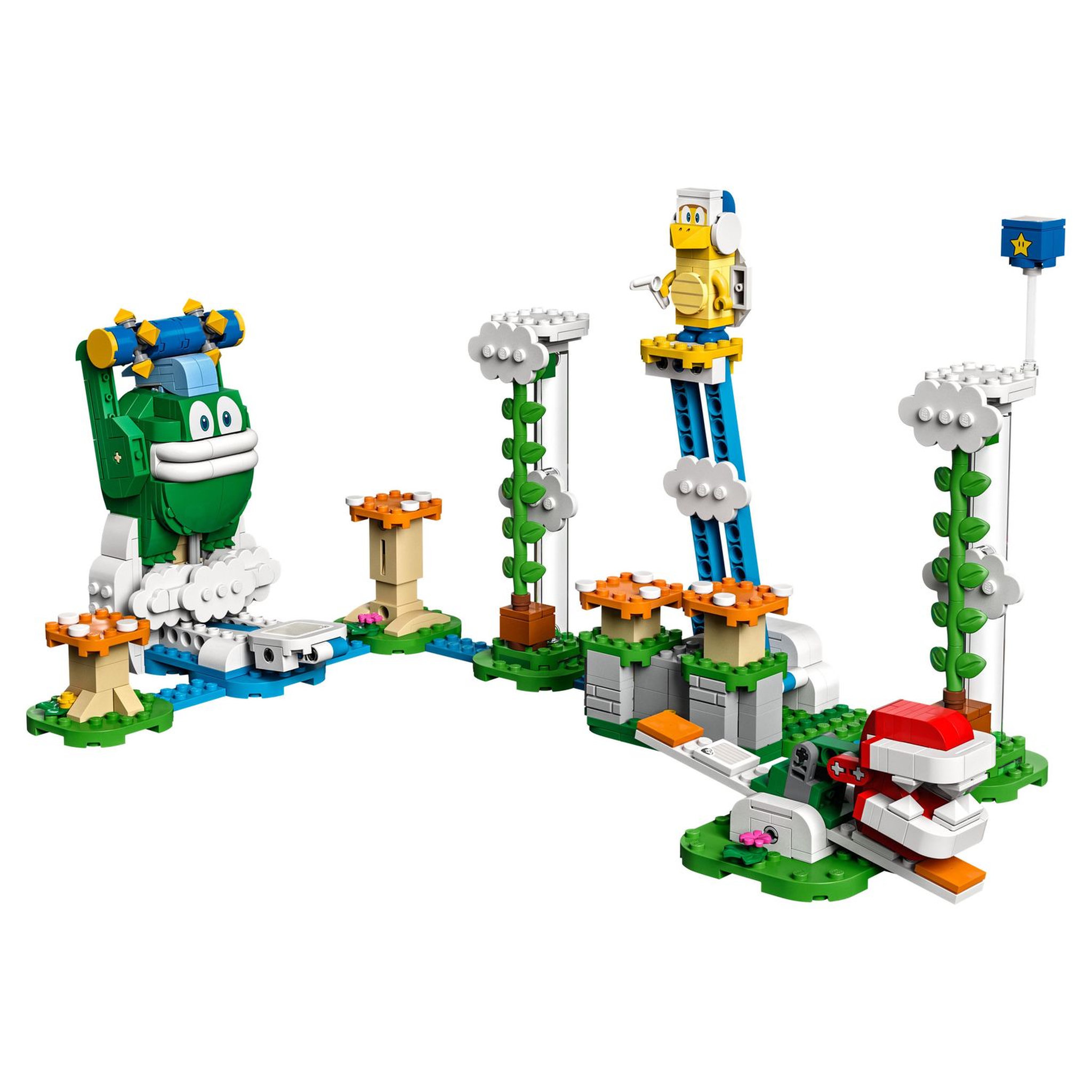 Voir la diapositive 3 : LEGO Super Mario 71409 Ensemble d&rsquo;Extension Le Défi du Maxi-Spike sur un Nuage, Jouet