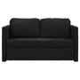 Voir la diapositive 5 : VIDAXL Canapé lit 2 en 1 noir 122x204x55 cm velours