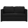 Voir la diapositive 5 : VIDAXL Canapé lit 2 en 1 noir 122x204x55 cm velours