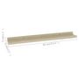 Voir la diapositive 6 : VIDAXL Etageres murales 4 pcs chene sonoma 60x9x3 cm