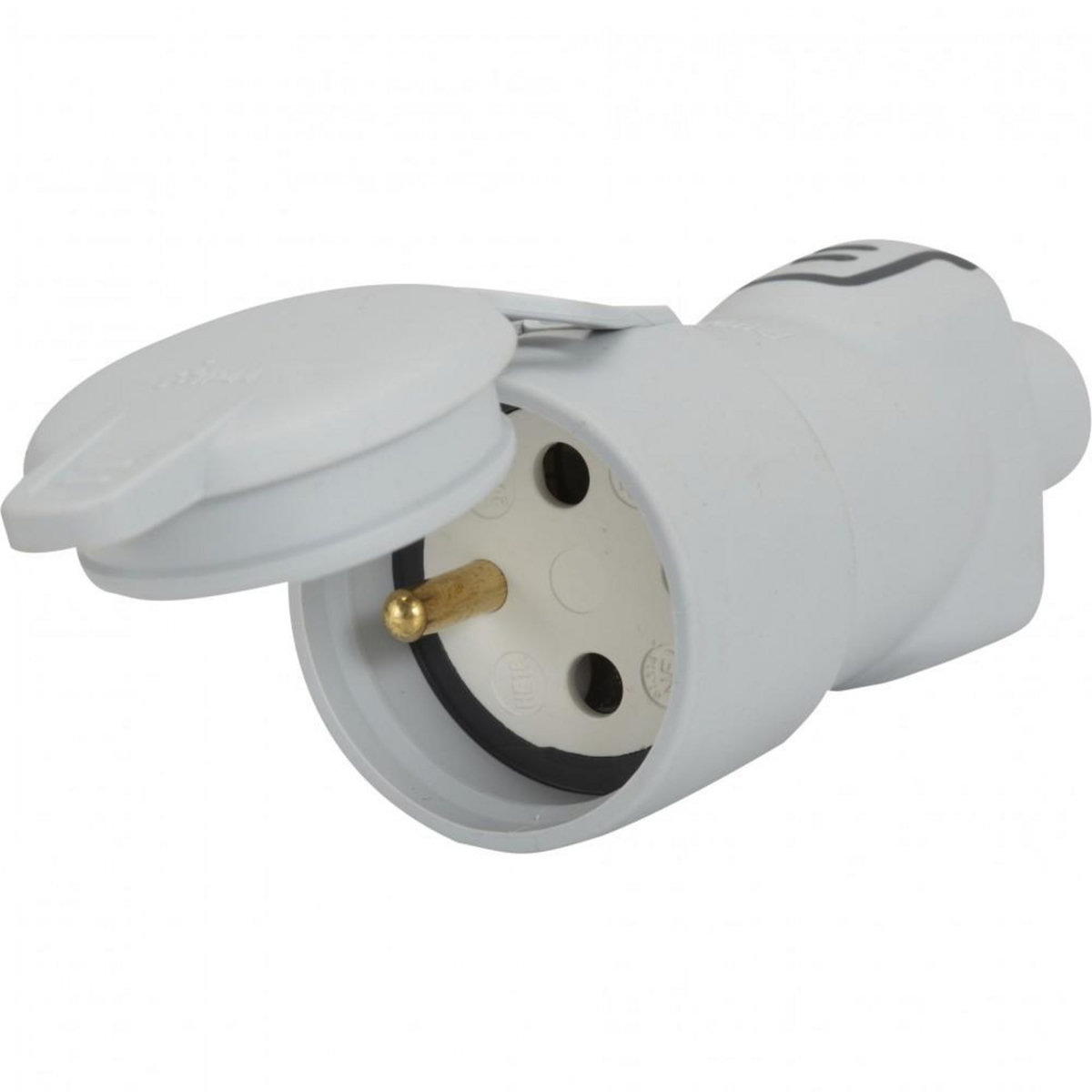 Legrand Fiche électrique femelle 2 pôles + terre, 16 A, LEGRAND