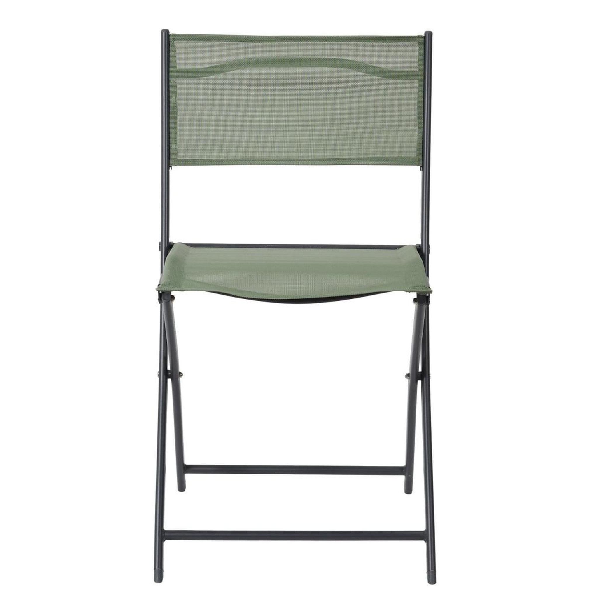 Voir la diapositive 3 : The Home Deco Factory Lot de 4 chaises de jardin  elba  80cm kaki