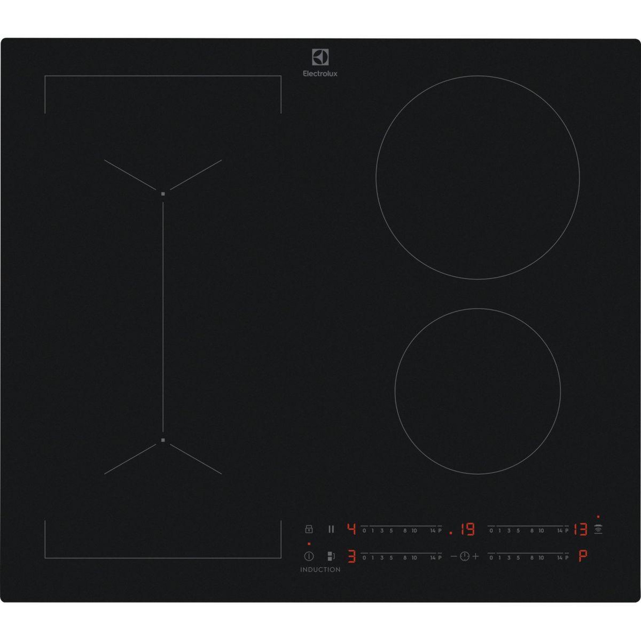 ELECTROLUX Plaque induction EIV63443CT SaphirMatt SE- Anti-rayures et Zone Flex