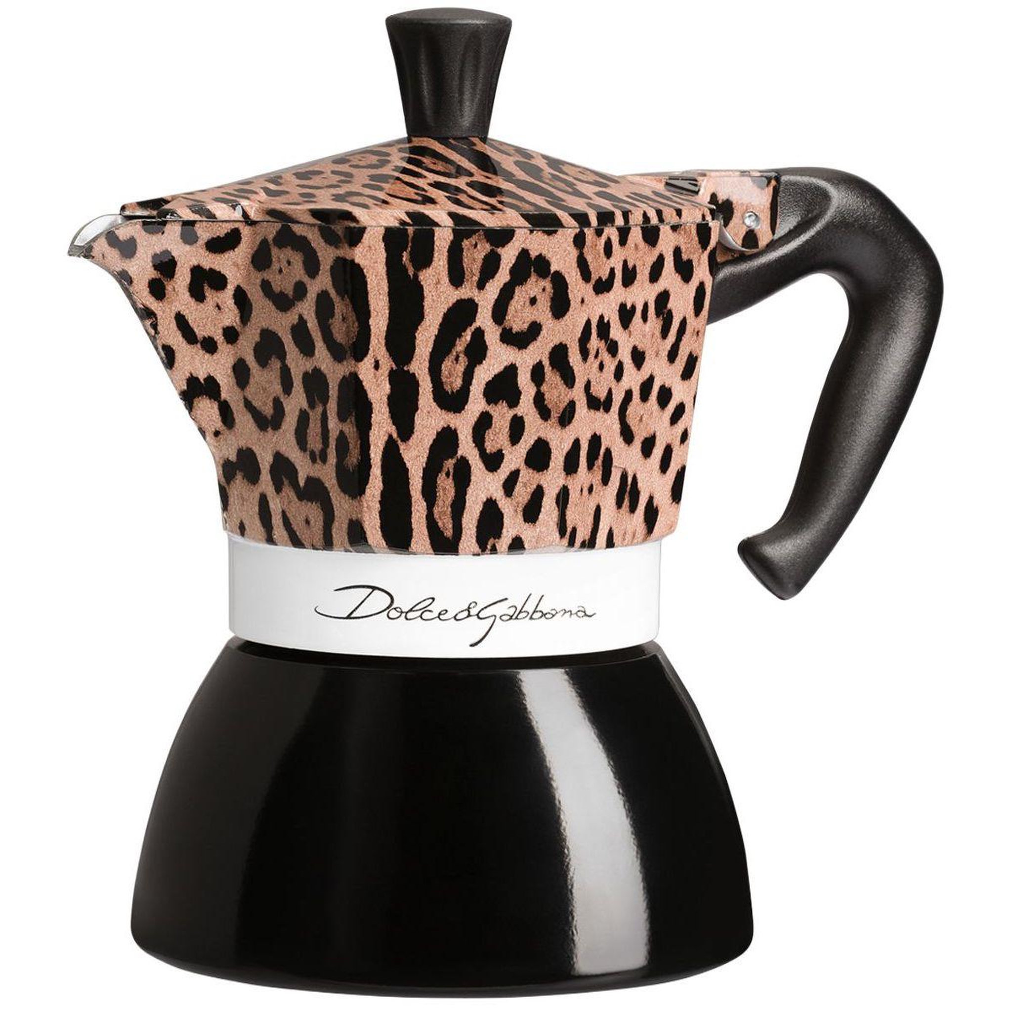BIALETTI Cafetière italienne moka induction 4 cups d&g leopard