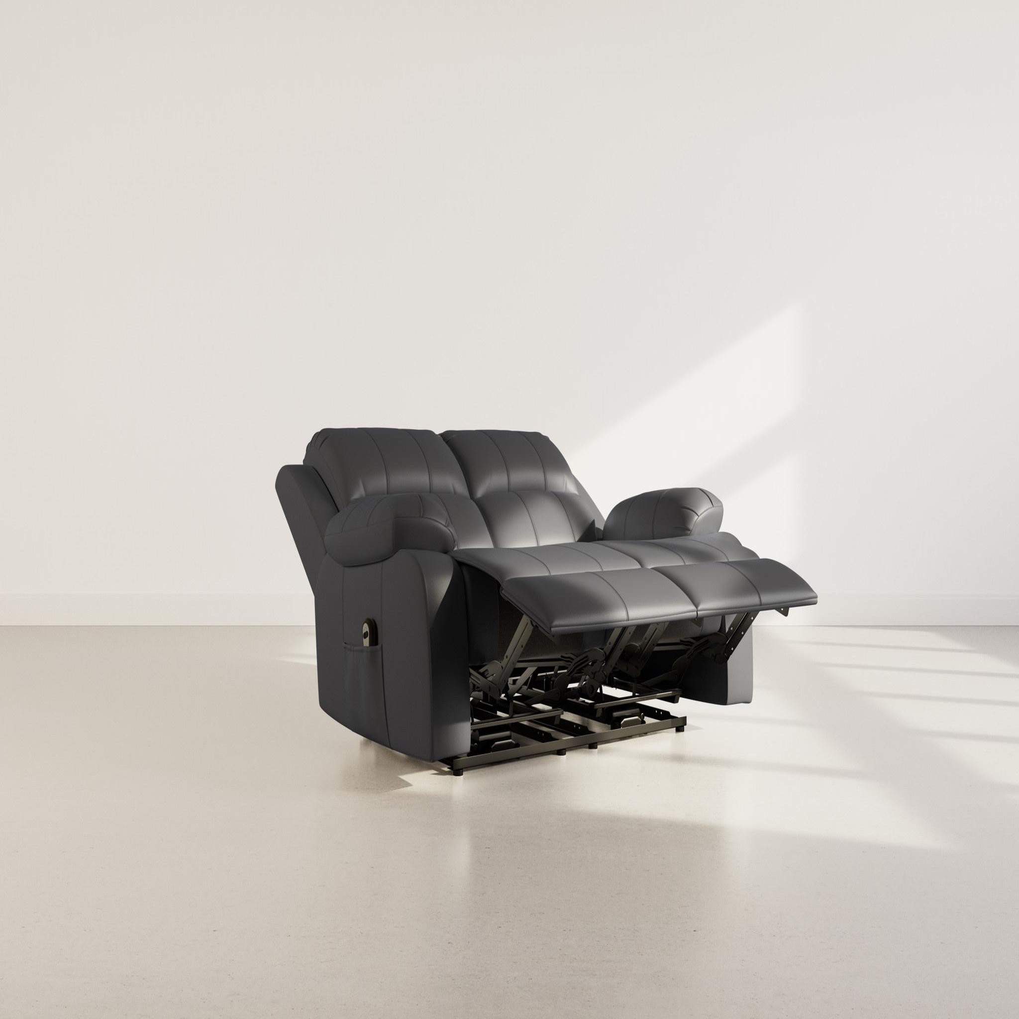 Voir la diapositive 3 : BEST MOBILIER Armand - canapé 2 places relax électrique en simili