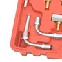 Voir la diapositive 6 : VIDAXL Kit de testeur de pression d'injection de carburant