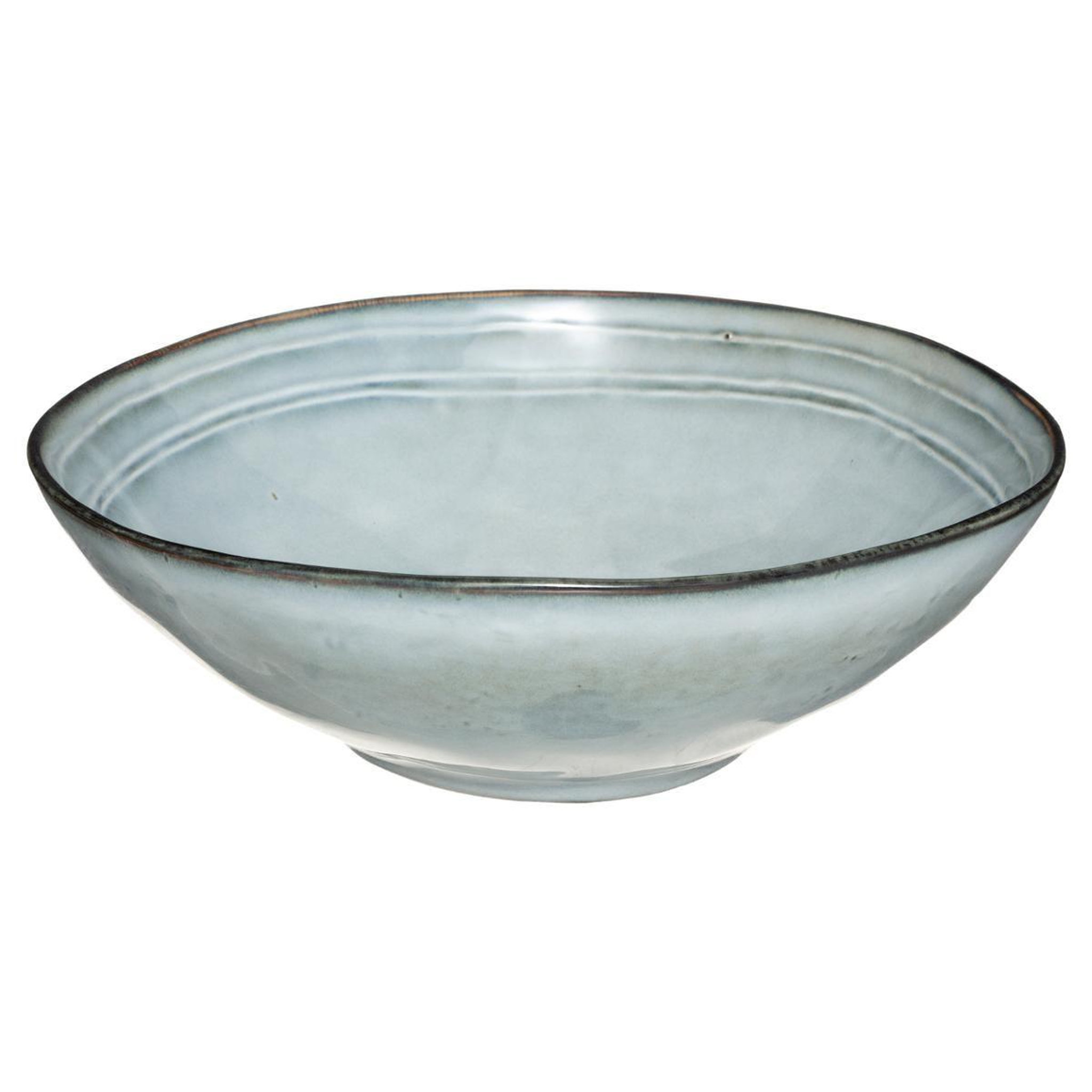 SECRET DE GOURMET Saladier design  flower  24cm bleu