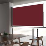 VIDAXL Auvent lateral retractable de patio 140 x 300 cm Rouge