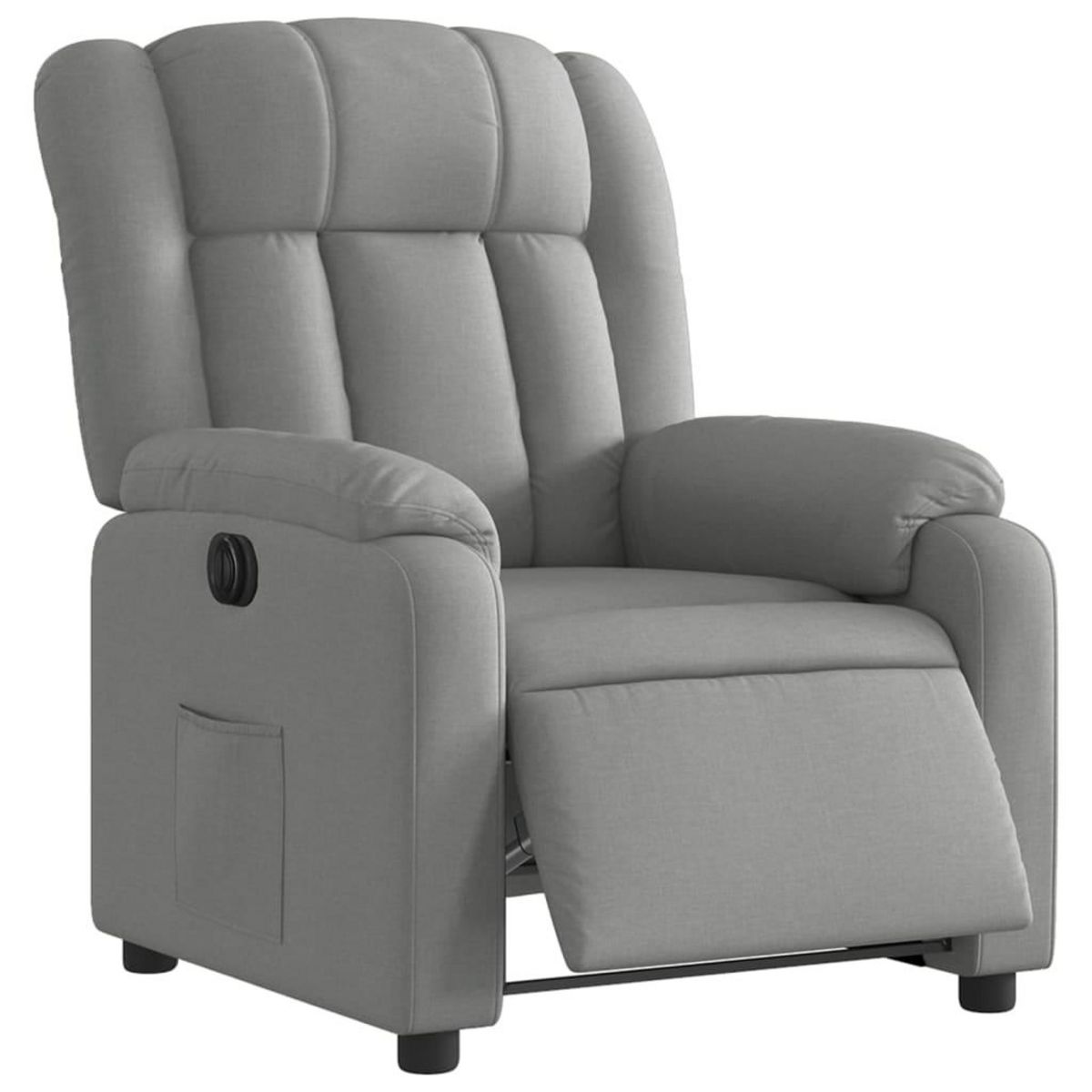 VIDAXL Fauteuil inclinable electrique Gris clair Tissu