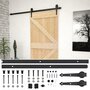 Voir la diapositive 2 : VIDAXL Porte coulissante et kit de quincaillerie 100x210 cm Pin massif