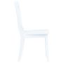 Voir la diapositive 5 : VIDAXL Ensemble de salle a manger 5 pcs Bois d'hevea Blanc