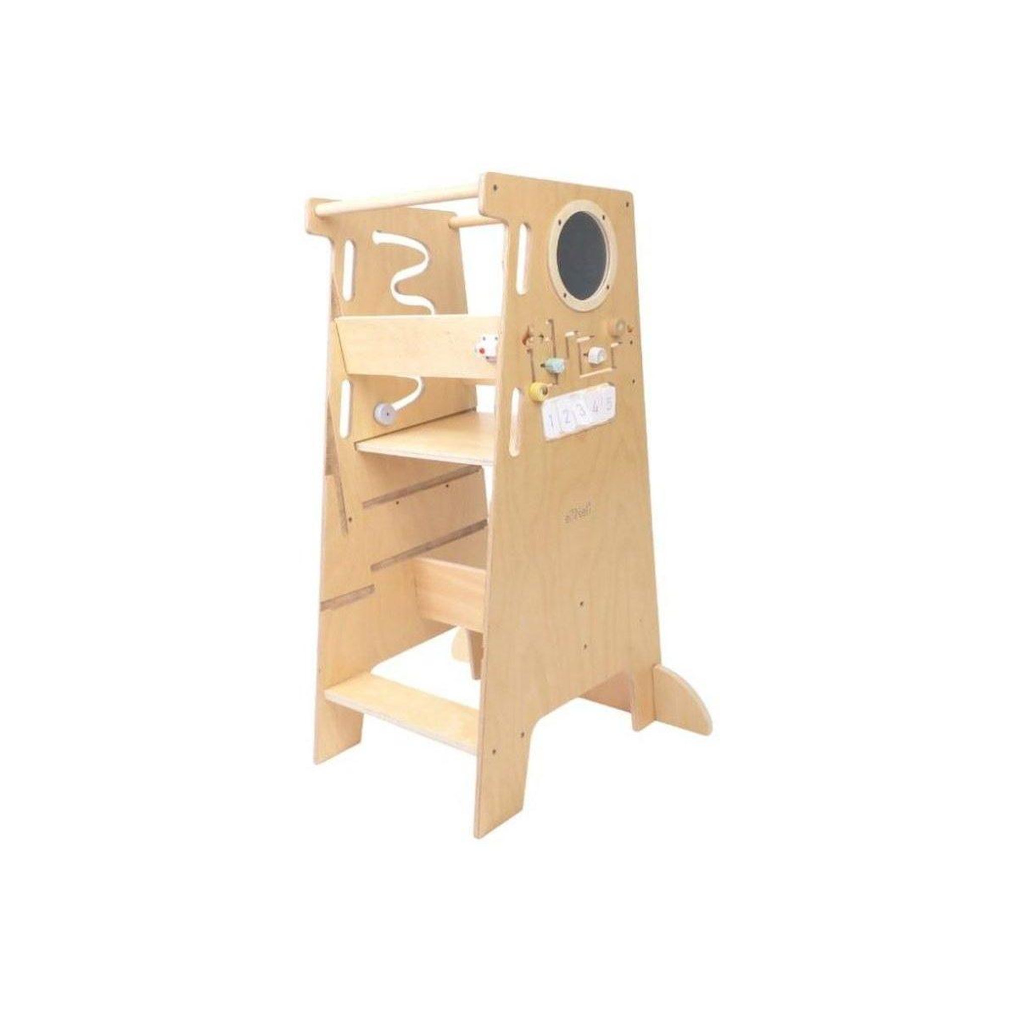 Voir la diapositive 3 : ELINELI Tour d'apprentissage évolutive 5en1 Play PRO 90 cm - Animaux