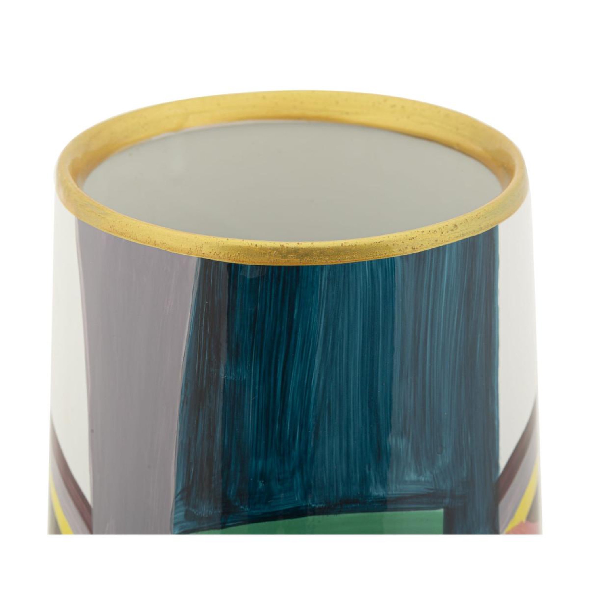 Voir la diapositive 4 : Paris Prix Vase design en céramique  piccassy  40cm multicolore