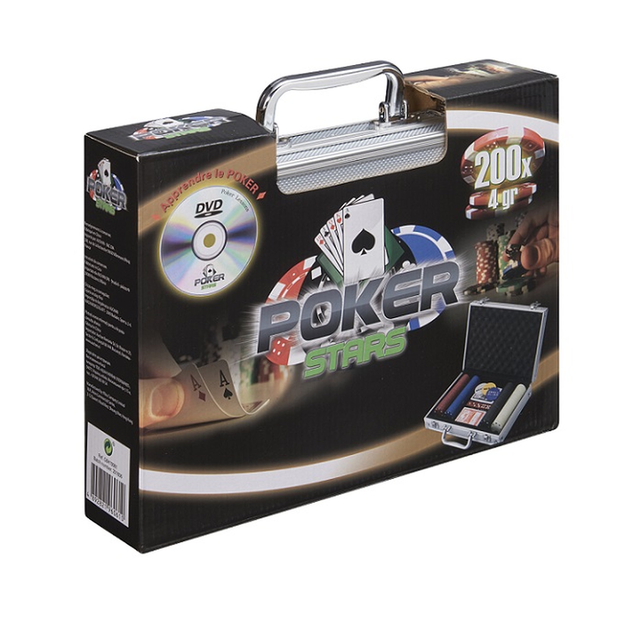 Voir la diapositive 1 : One Two Fun Malette de Poker aluminium